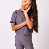 gingham dance tee