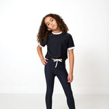 black/white dance tee