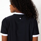 black/white dance tee