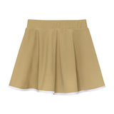 khaki twirly skort