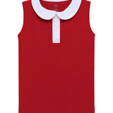 red/white girly girl tank
