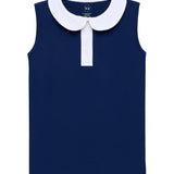 navy/white girly girl tank