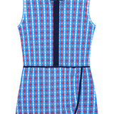 red white and gingham court dress
