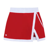 red/white retro power skort