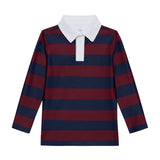 long sleeve rugby polo shirt