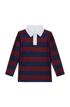 long sleeve rugby polo shirt