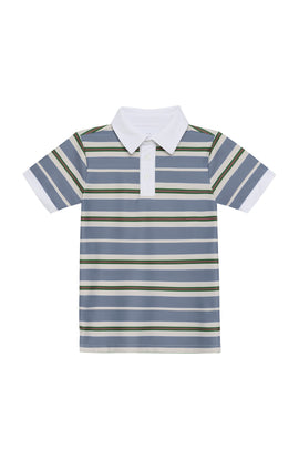 heritage stripe polo shirt