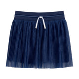 navy pleated skort