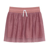 dusty pink pleated skort