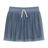 slate pleated skort