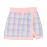 spring gingham retro power skort
