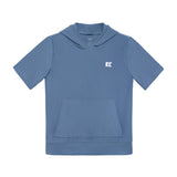 slate short sleeve hoodie