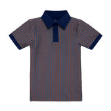 gingham polo shirt