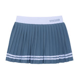 slate pleated skort