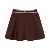 brown topspin skort