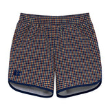 gingham retro super short with navy piping
