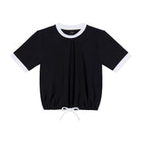 black/white dance tee