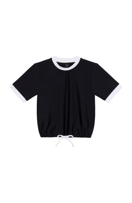 black/white dance tee