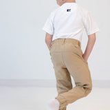 khaki dress jogger