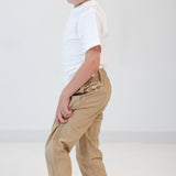 khaki dress jogger