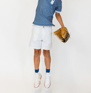 white dress short – Courtside Kids