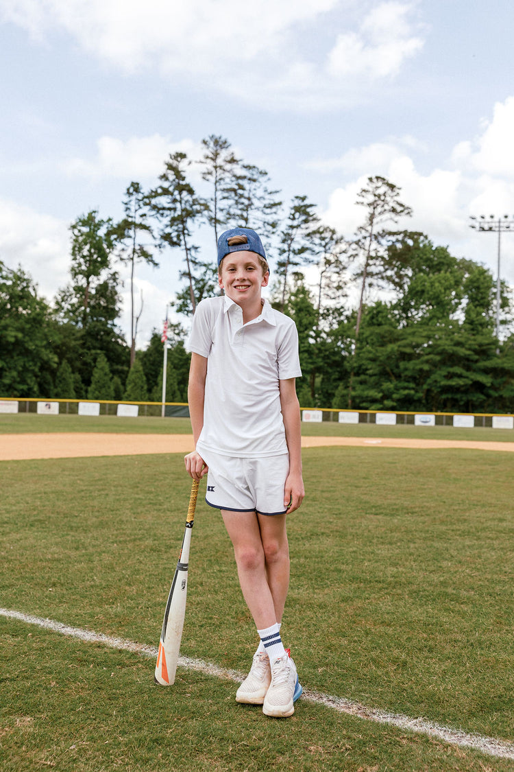 tennis white polo shirt