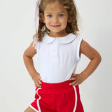 girls red super short