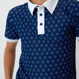 anchor polo shirt