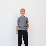 black warm-up jogger
