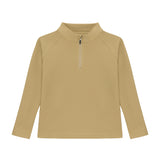 khaki half-zip