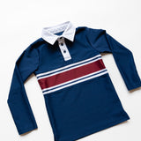 long sleeve rugby polo shirt