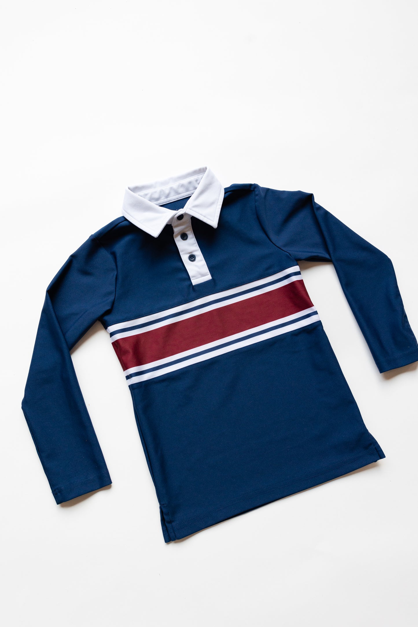 long sleeve rugby polo