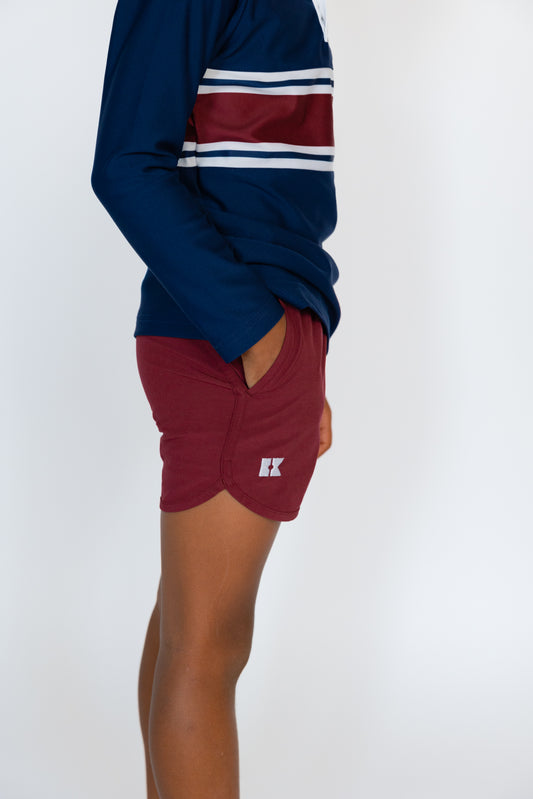 maroon super short