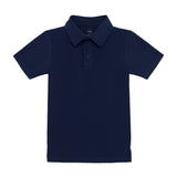 navy polo shirt