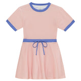 girls pink/blue sport dress