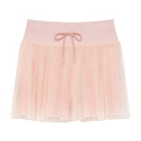 girls pink pleated skort