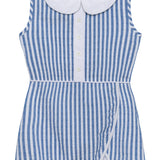 girls seersucker stripe court dress