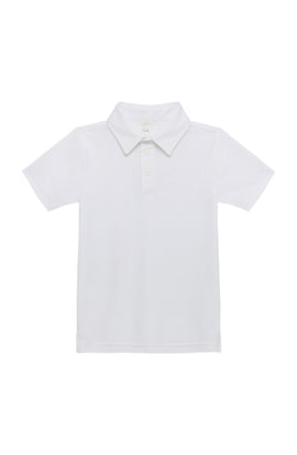 white polo shirt